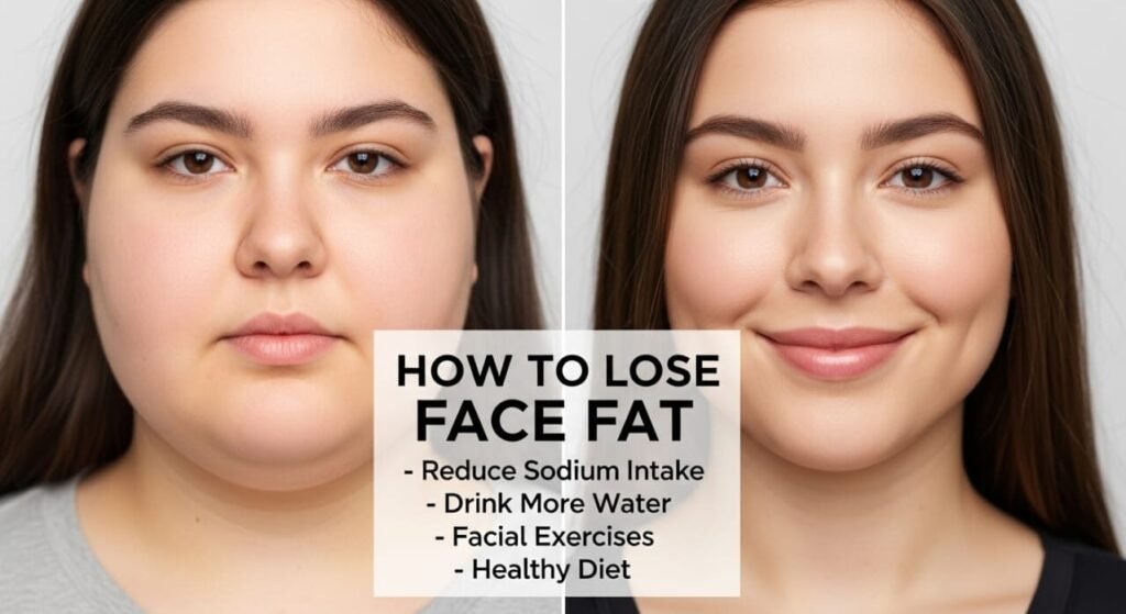 How to lose face fat