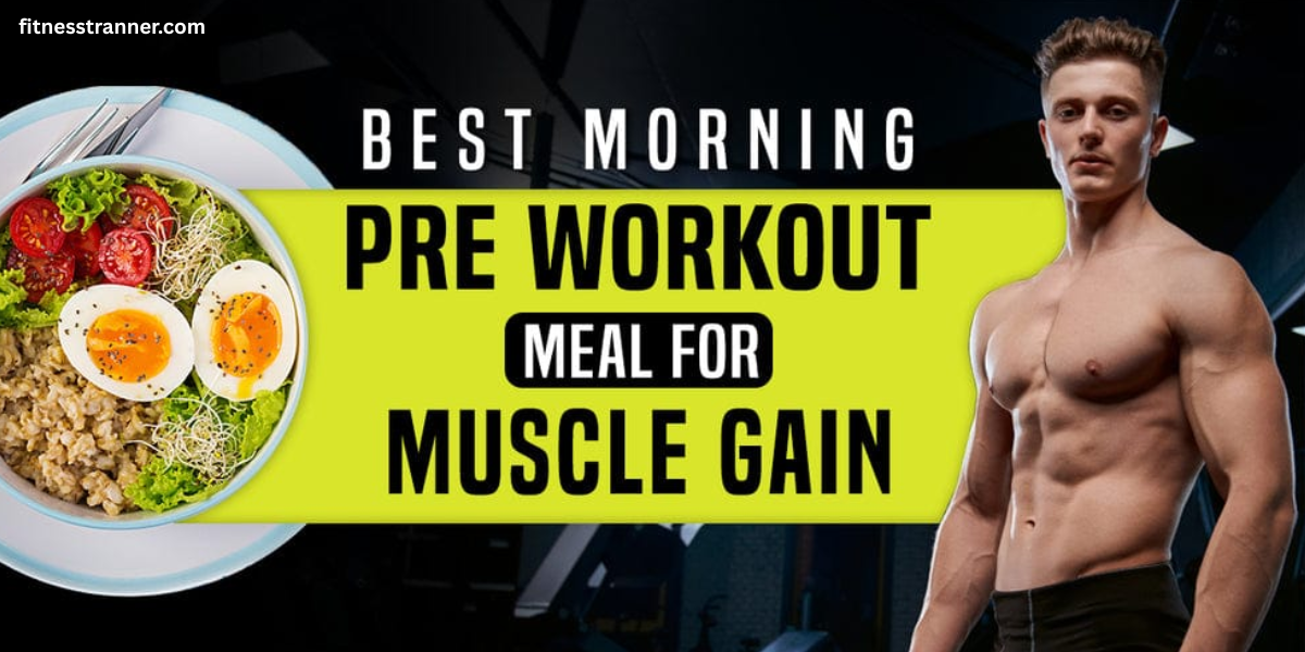 pre workout meal plate with banana oats and protein for workout