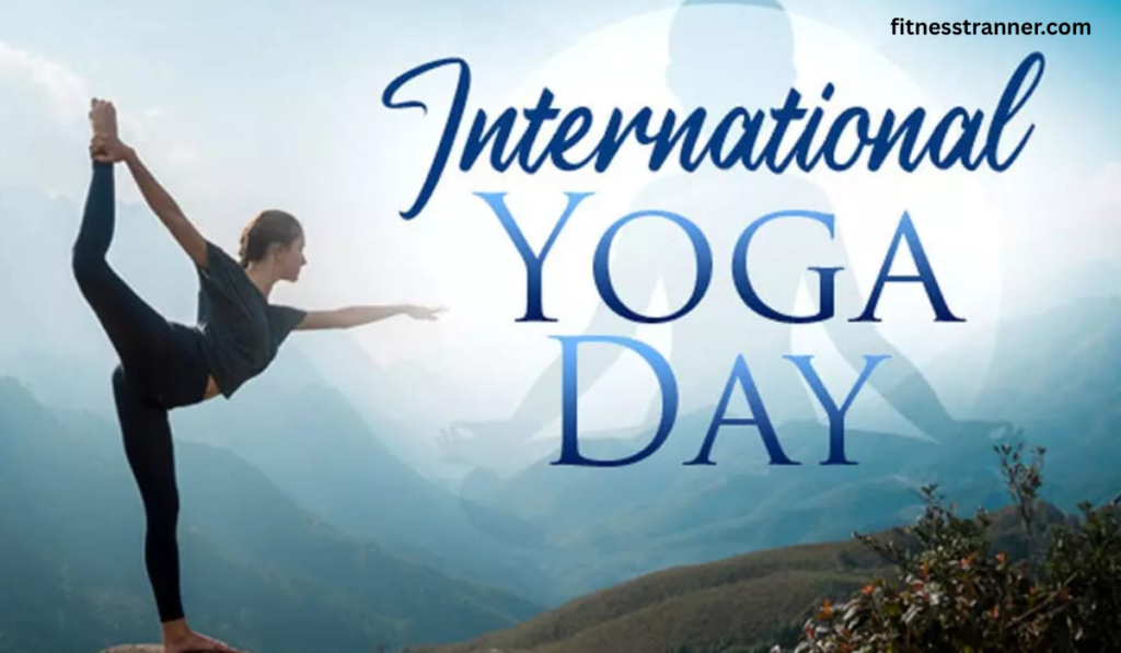 International Yoga पर सामूहिक योग अभ्यास