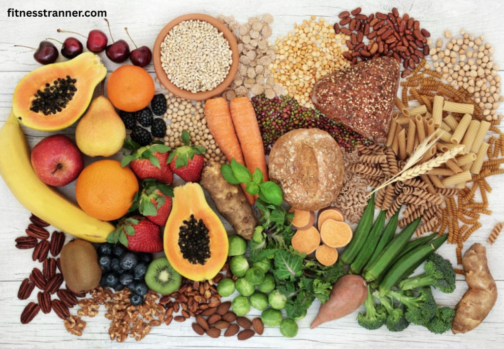 Best fiber supplements for gut health and regular digestion powder and capsules displayed with natural ingredients