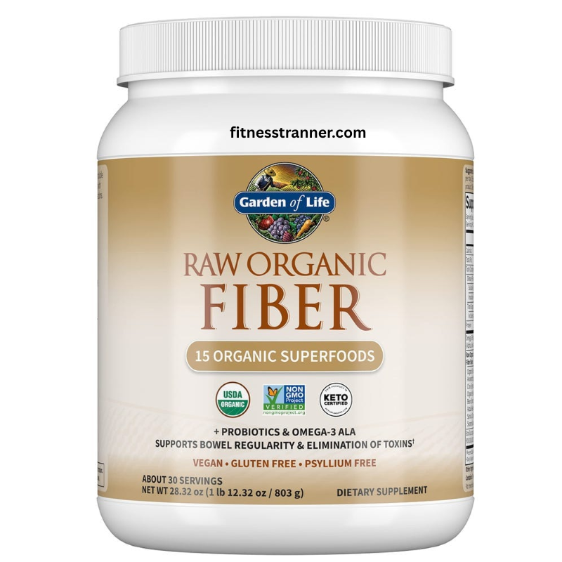 Best fiber supplements for gut health and regular digestion powder and capsules displayed with natural ingredients