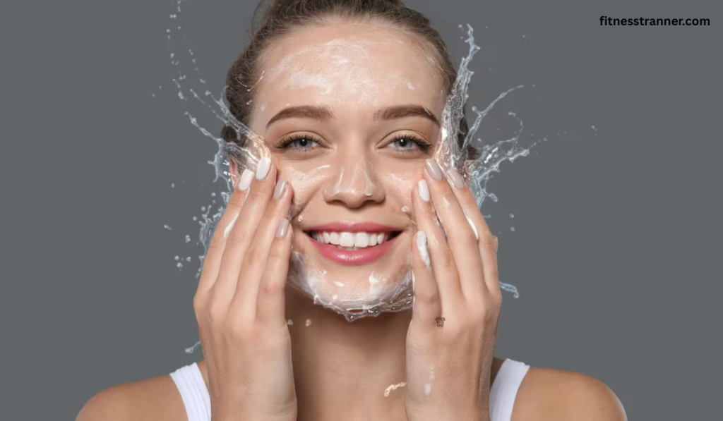 Aloe vera and rose water natural face wash for sensitive skin